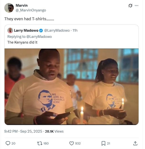 Marvin marvinonyango they even had tshirts larry madowo larrymadowo i1h replying