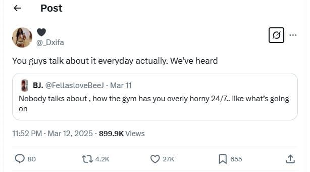 Post _dxifa you guys talk about it everyday actually. we've heard bj. fellaslove