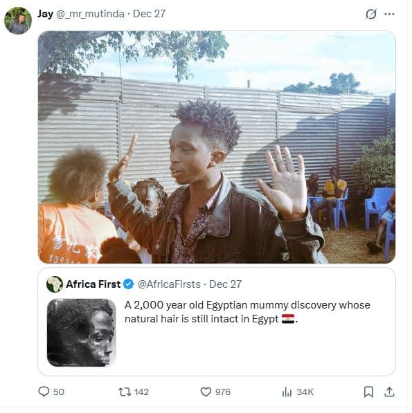 Jay _mr_mutinda dec 27 africa first africafirsts dec 27 a 2,000 year old egyptia