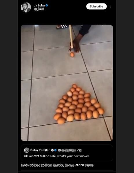 Ja loka ojalai subscrlbe baba ramilah omnnlfe u uklwin 221 million sahi, what's