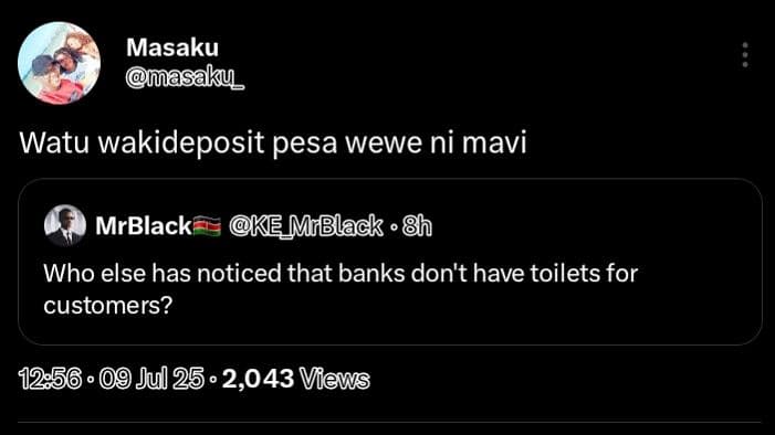 Masaku mmasaky watu wakideposit pesa wewe ni mavi mrblack ke mrblack 8h who else