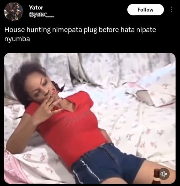 Yator jol follow house hunting nimepata plug before hata nipate nyumba