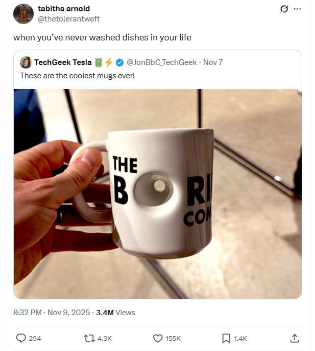 Tabitha arnold thetolerantweft when you've never washed dishes in your life tech