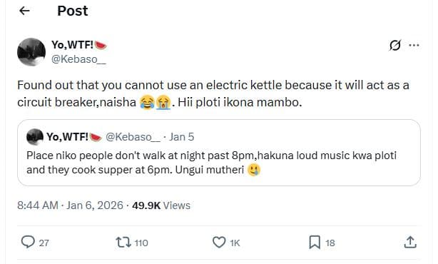 Post yo,wtf! kebaso found out that you cannot use an electric kettle because it