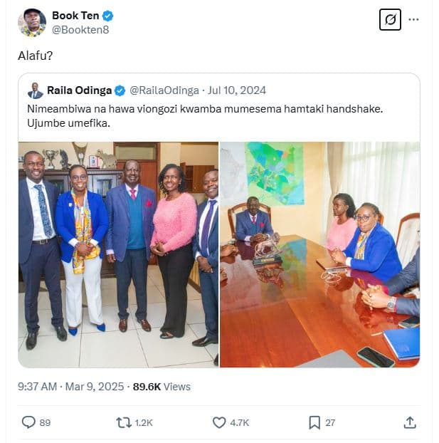 Book ten bookten8 alafu? raila odinga railaodinga jul 10, nimeambiwa na hawa vio
