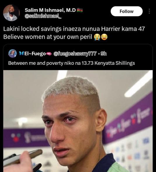 Salim m ishmael, m.d salimishmael _ follow lakini locked savings inaeza nunua ha