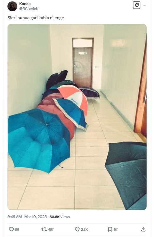 Kones. bcherich siezi nunua gari kabla nijenge 9.49 am . mar 10. 50.6k views 0 8