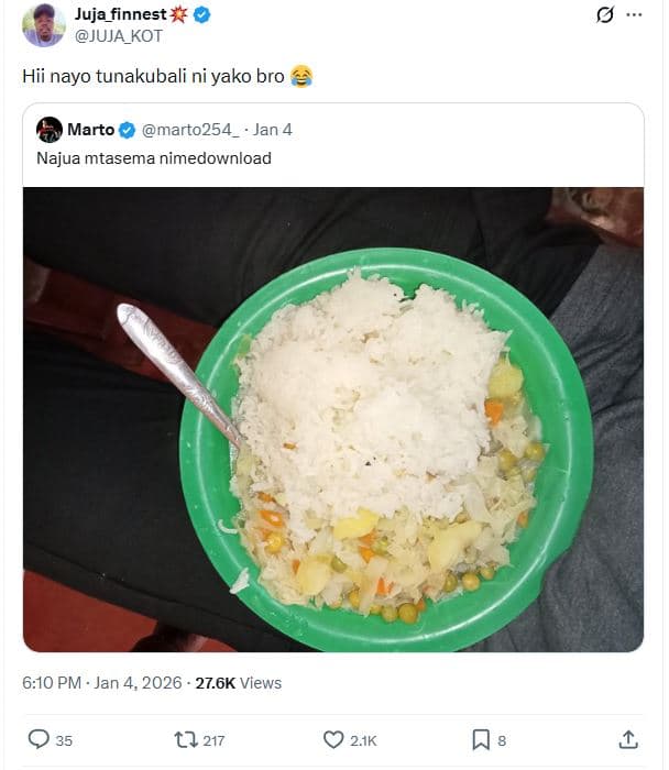 Juja_finnest juja_kot hii nayo tunakubali ni yako bro marto marto254 jan 4 najua