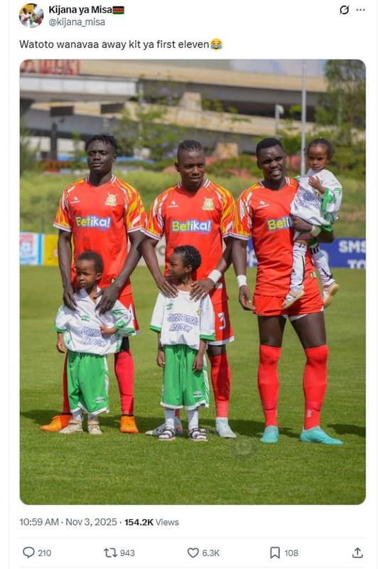 Kijana ya misa kijana_misa watoto wanavaa away kit ya first eleven fetikal betik