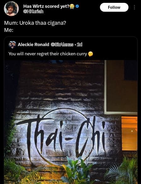 Has wirtz scored yet? hkufah follow mum uroka thaa cigana? me aleckie ronald sca