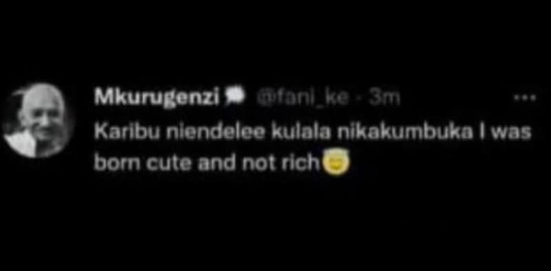 Mkurugenzi torla mn karibu nlendelee kulala nikokumbuko was born cute and nor rc