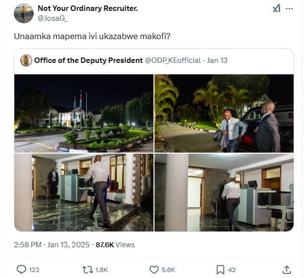 Not your ordinary recruiter. josag_ unaamka mapema ivi ukazabwe makofi? office o