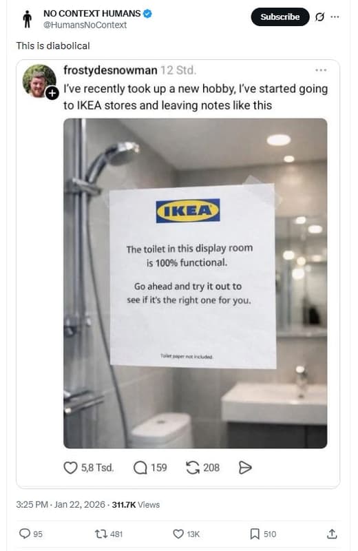 No context humans humansnocontext subscribe this is diabolical frostydesnowman 1