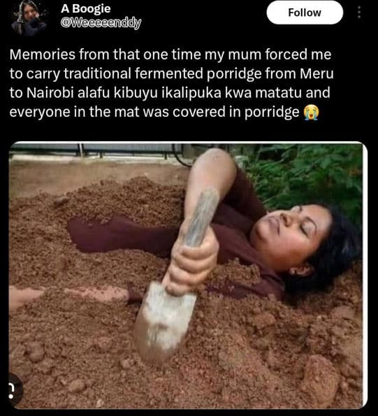 Boogie weceeanddyy follow memories from that one time my mum forced me to carry