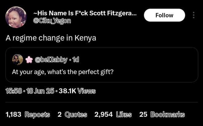 His name is fck scott fitzgera gku_yegon follow a regime change in kenya pbelnab