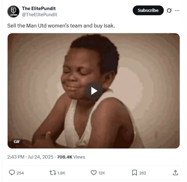 The elitepundit theelitepundit subscribe sell the man utd women's team and buy i