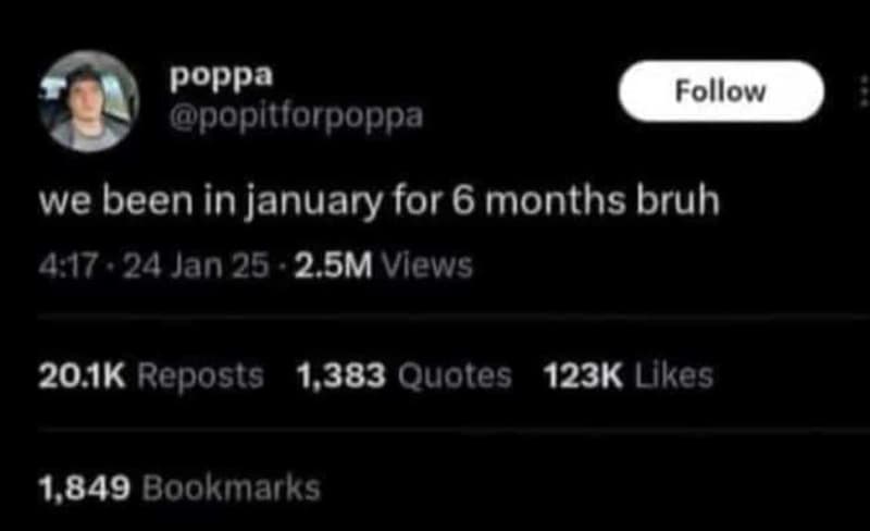 Poppa popltforpoppa follow we been in january for 6 months bruh 4.17 . 24 jan 25