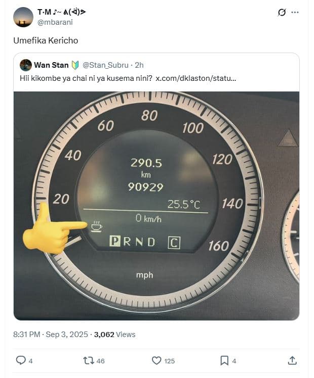 Tm aäs mbarani umefika kericho wan stan stan_subru 2h hii kikombe ya chai ni ya