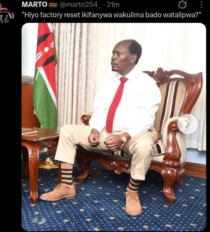 Marto marto254 21m hiyo factory reset ikifanywa wakulima bado watalipwa? 32