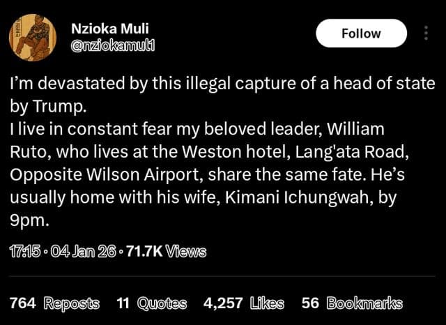 Nzioka muli nzokanull follow lm devastated by this illegal capture of a head of