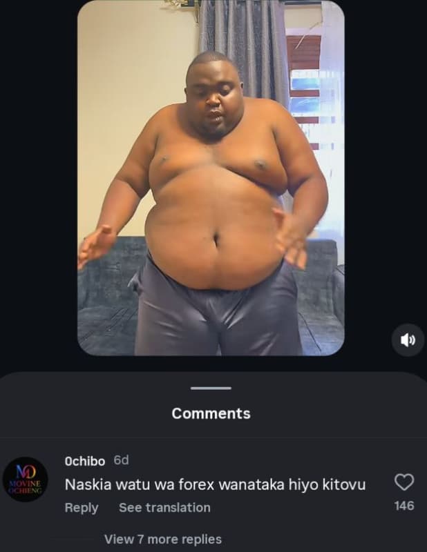 Comments ochibo 6d naskia watu wa forex wanataka hiyo kitovu reply see translati