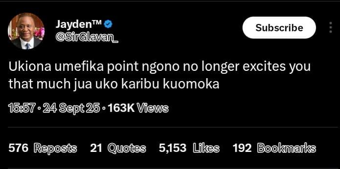Jaydentm sirglavan_ subscribe ukiona umefika point ngono no longer excites you t