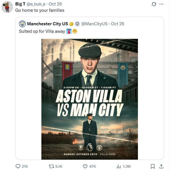 Big t e_buk_a oct 26 go home to your families manchester city us suited op for v