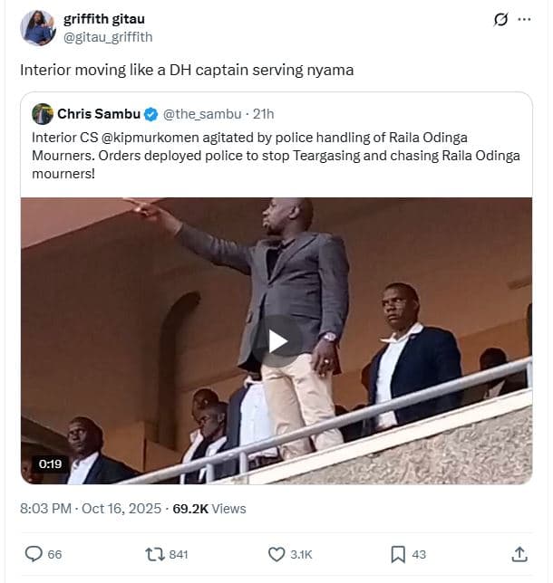 Griffith gitau gitau_griffith interior moving like a dh captain serving nyama ch