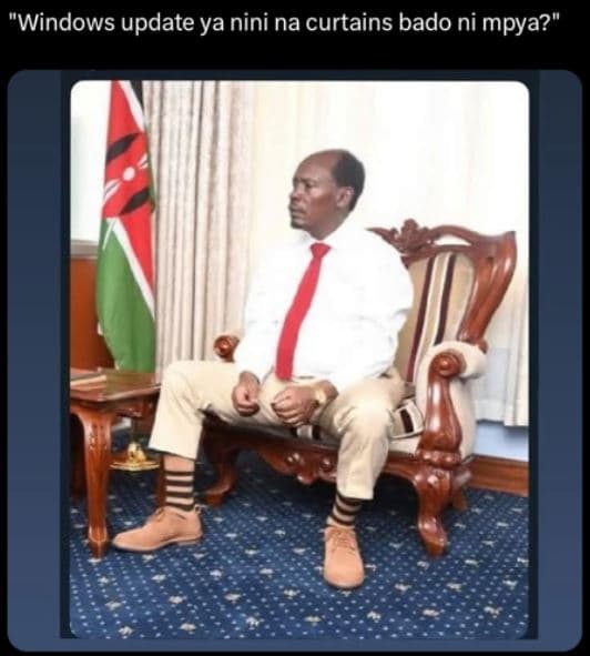 'windows update ya nini na curtains bado ni mpya?