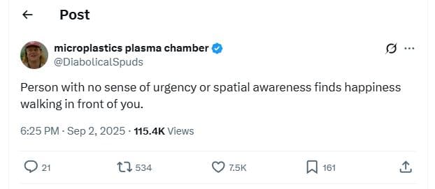 Post microplastics plasma chamber diabolicalspuds person with no sense of urgenc