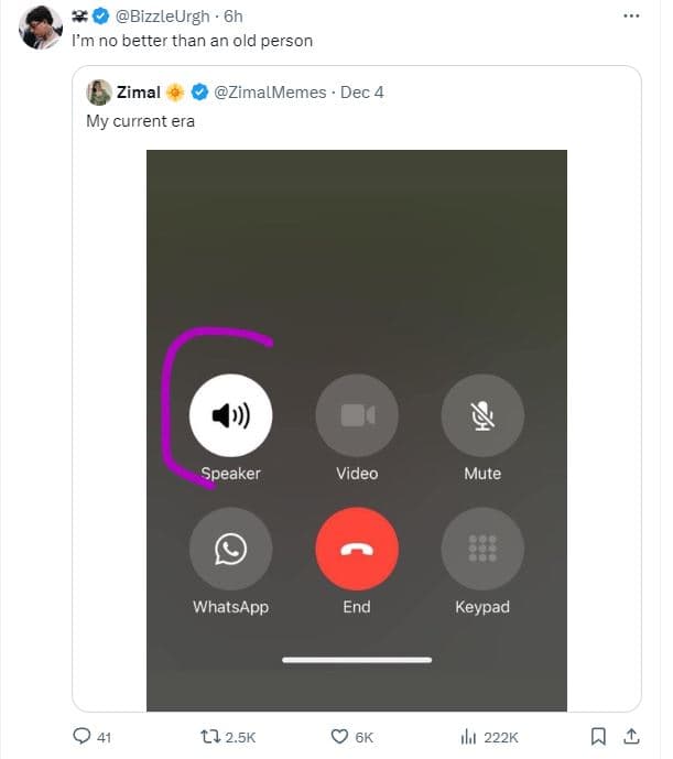 Bizzleurgh 6h pm no better than an old person zimal zimalmemes dec 4 my current
