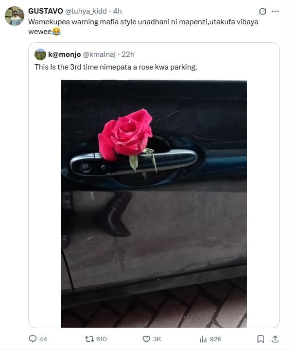 Gustavo luhya_kidd wamekupea warning mafia style unadhani ni mapenzi,utakufa vib