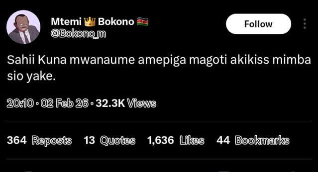 Mtemi bokono bokonom follow sahii kuna mwanaume amepiga magoti akikiss mimba sio