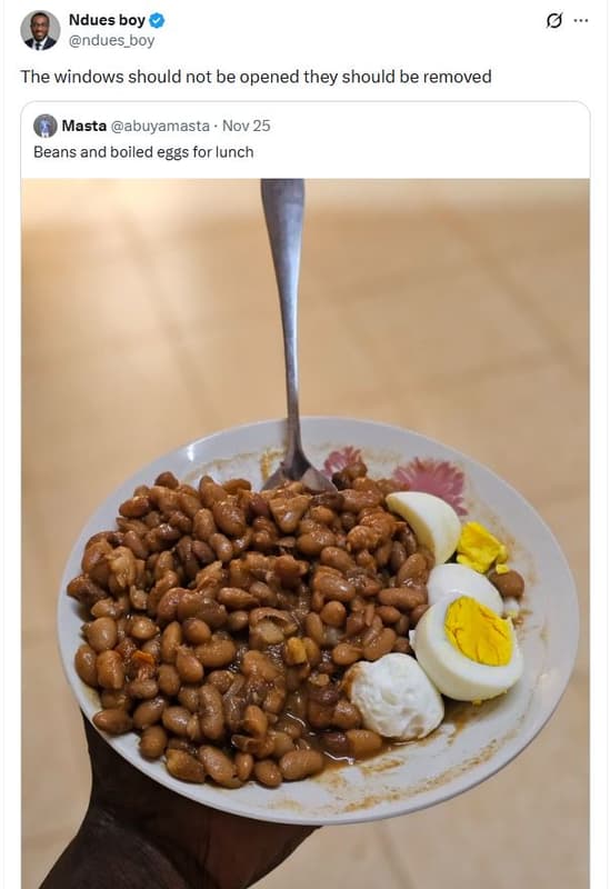 Ndues boy ndues poy the windows should not be opened they should be removed mast