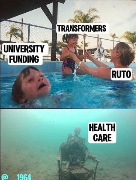Transformers university funding ruto health care
