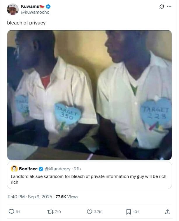 Kuwams kuwamocho_ bleach of privacy arget 2 3 boniface kilundeezy 21h landlord a