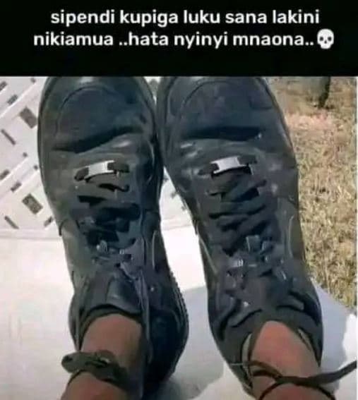 Sipendi kupiga luku sana lakini nikiamua hata nyinyi mnaona._