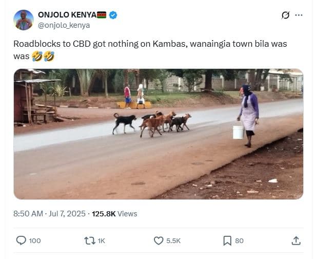 Onjolo kenya onjolo_kenya roadblocks to cbd got nothing on kambas, wanaingia tow