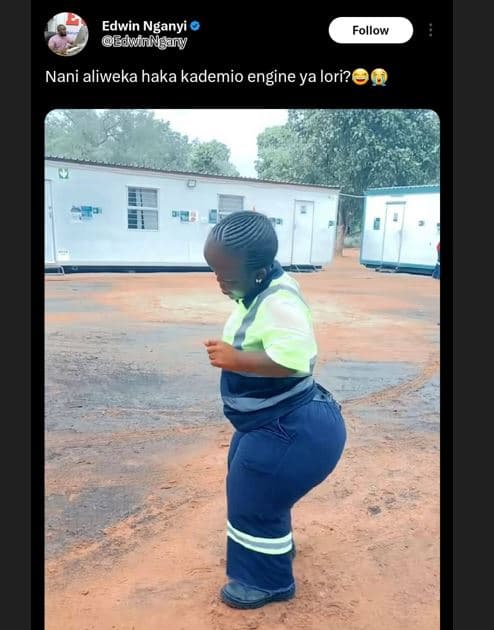 Edwin nganyi ecwinsav follow nani aliweka haka kademio engine ya lori?