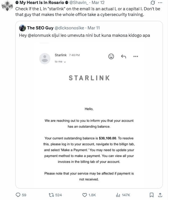 My heart is in rosario shavin _ mar 12 check if the in starlink on the email an