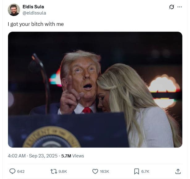 Eldis sula eldissula got your bitch with me 4.02 am sep 23, 5.7m views 642 t7 96