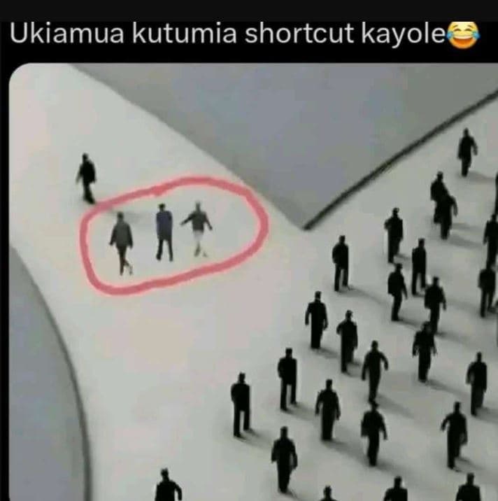 Ukiamua kutumia shortcut kayole