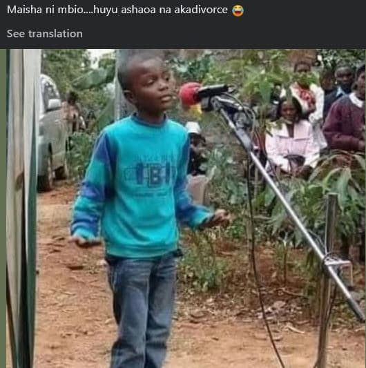 Maisha ni mbio__ huyu ashaoa na akadivorce see translation