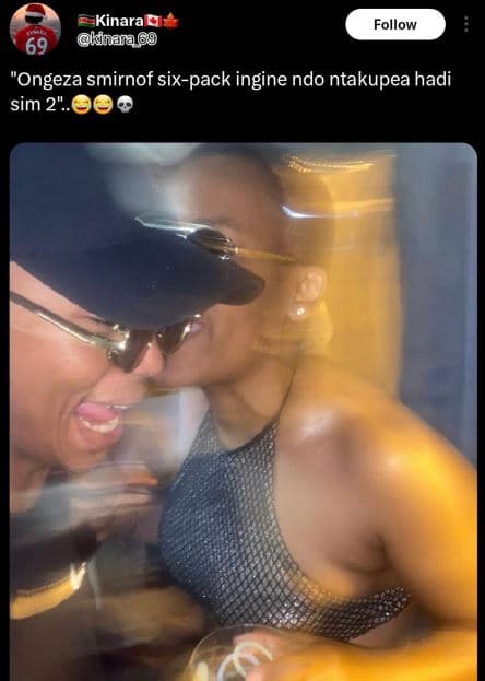 Kinara kinara69 follow 69 ongeza smirnof sixpack ingine ndo ntakupea hadi sim 2