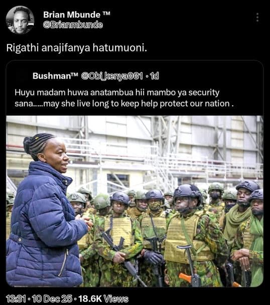 Brian mbunde tm brianmbunde rigathi anajifanya hatumuoni. bushman obikanya001 1d