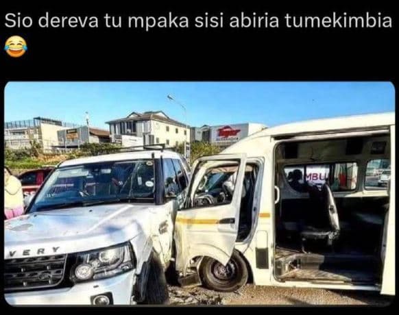 Sio dereva tu mpaka sisi abiria tumekimbia