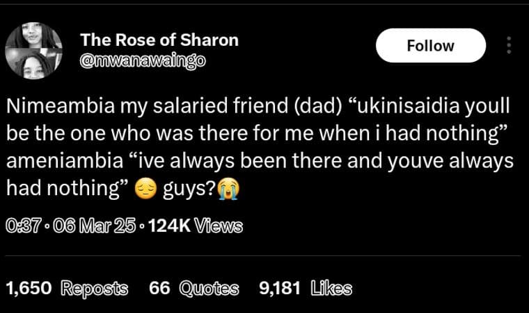 The rose of sharon nwanawaingo follow nimeambia my salaried friend dad ukinisaid