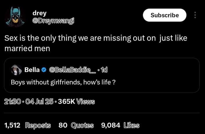 Subscribe drey dreyluwan sex is the only thing we are missing out on just like m