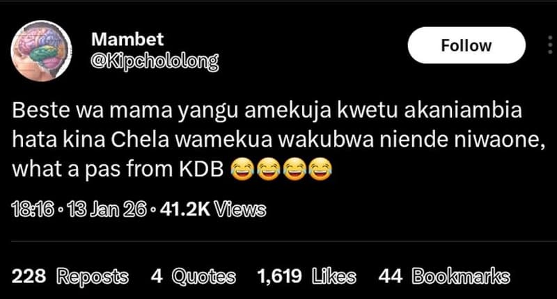Mambet kipchololong follow beste wa mama yangu amekuja kwetu akaniambia hata kin