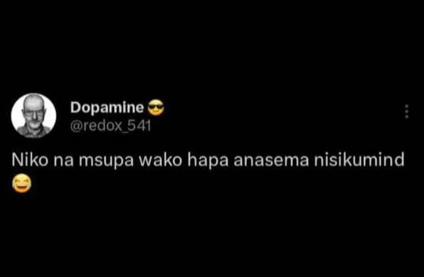 Dopamine redox 541 niko na msupa wako hapa anasema nisikumind